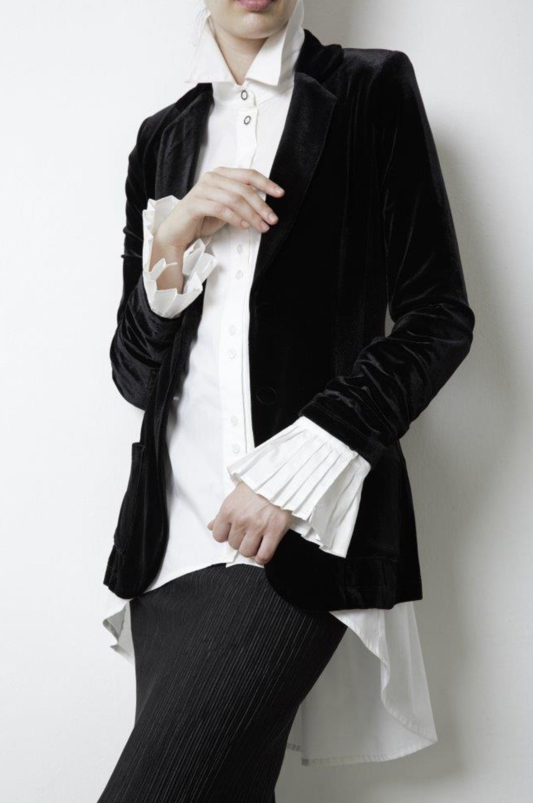 PERU pleated cuff shirt